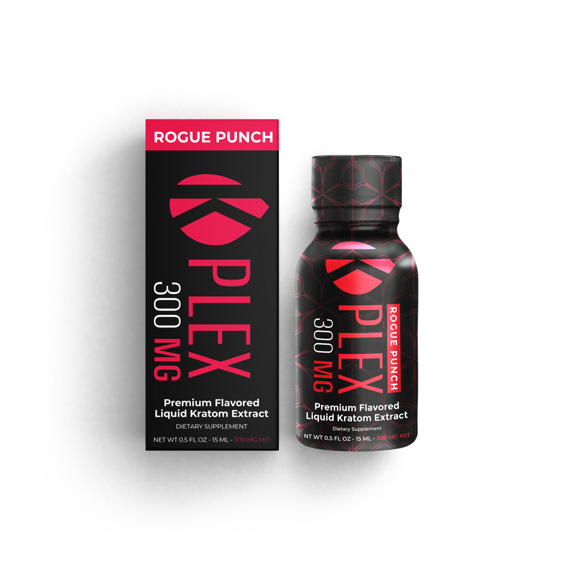 Professor Whyte's K-Plex Rogue Punch Kratom Extract Shots 300mg