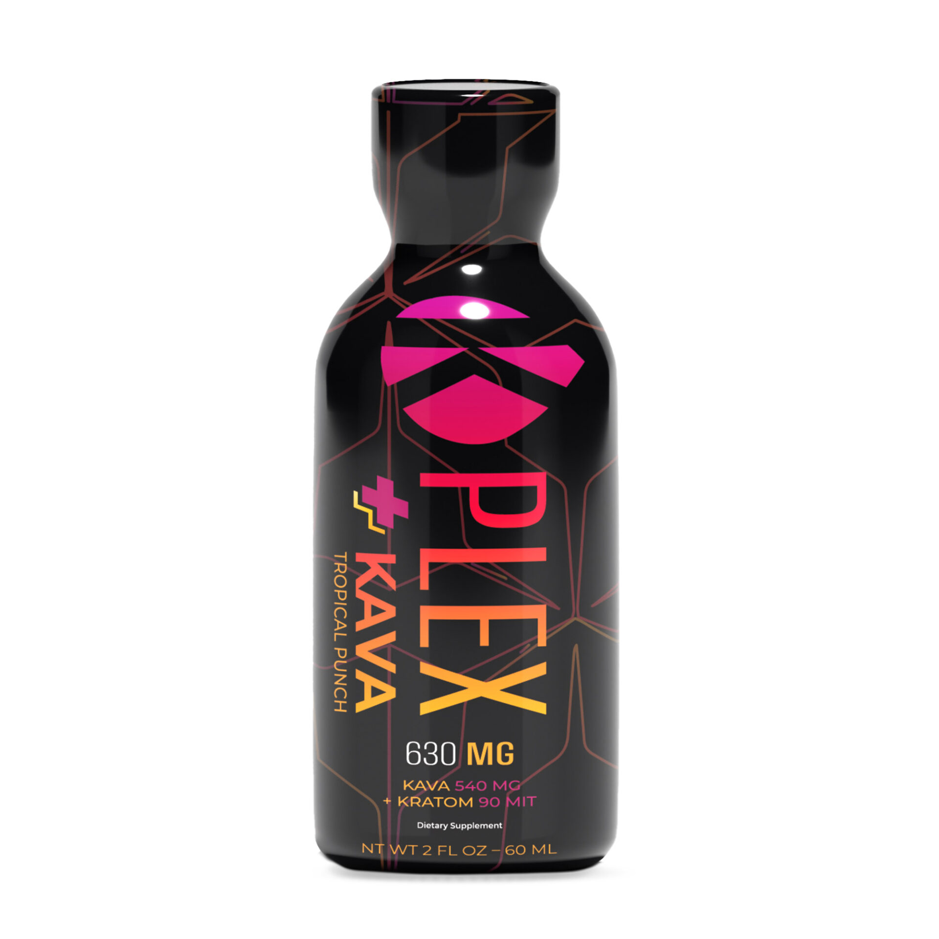 K-Plex Kava Tropical Punch Flavor Kratom Shot View 6