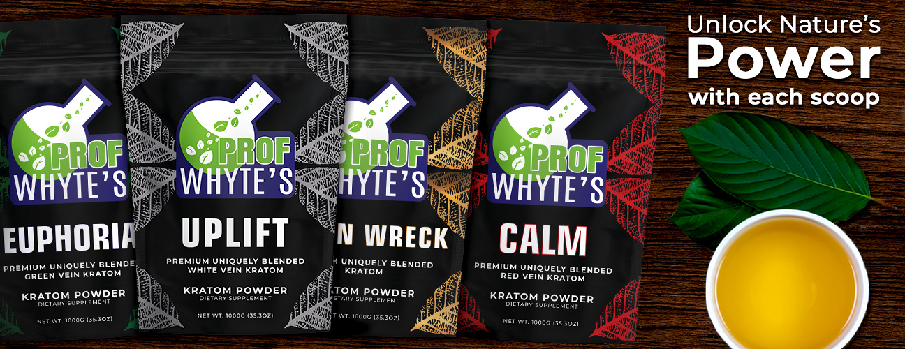 Professor Whyte's Kratom Powder Carousel Banner