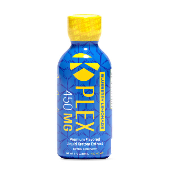 K-Plex Liquid Blueberry Lemonade Kratom Shots 450MG